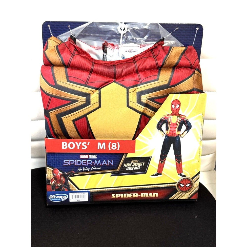New Kids Marvel Studios Spider-Man No Way Home Costume Medium Size 8